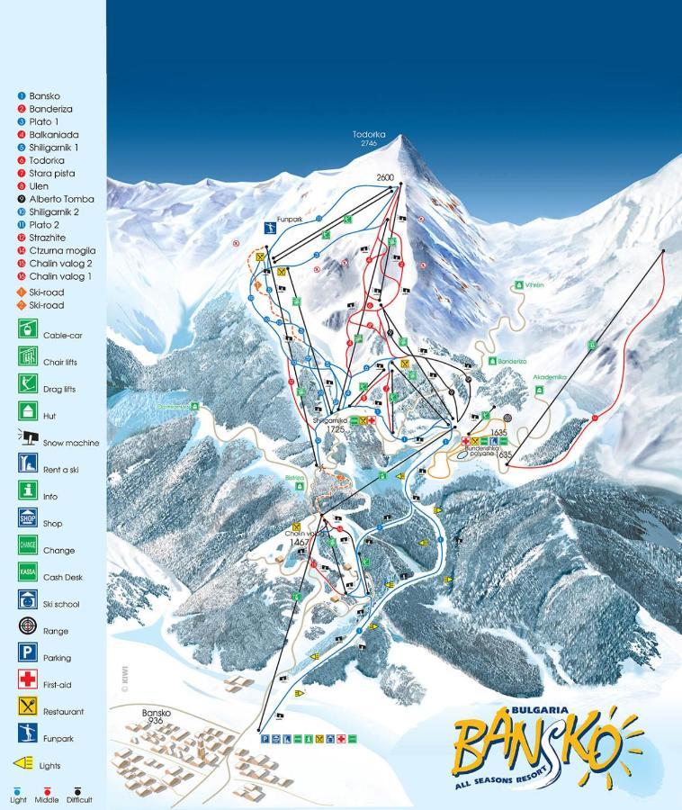 Aspen Ski&Golf Resort Bansko Eksteriør bilde